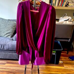 Express satin bodysuit